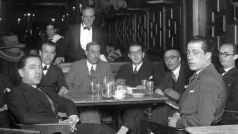 foto antigua del café