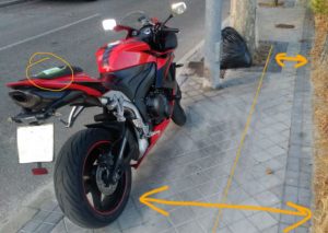 motos en el centro de Madrid