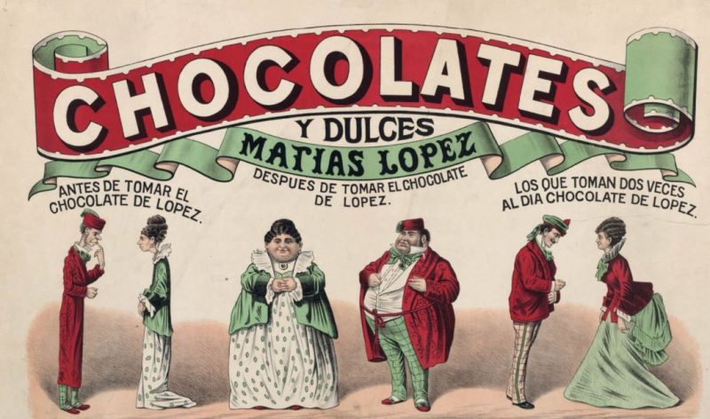ilustración de la chocolatería de matias lópez 