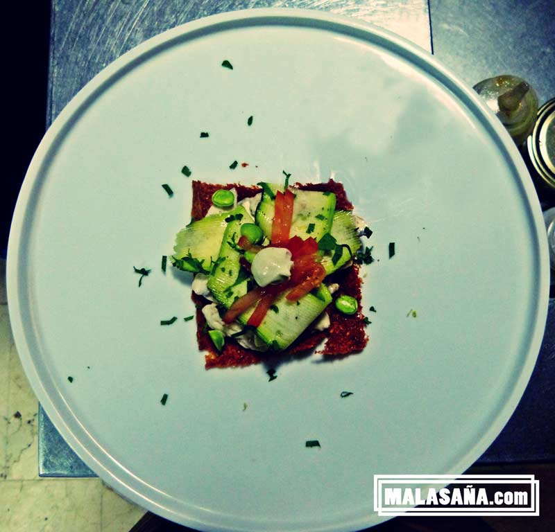 plato entrante ligero para picar en el local Crucina