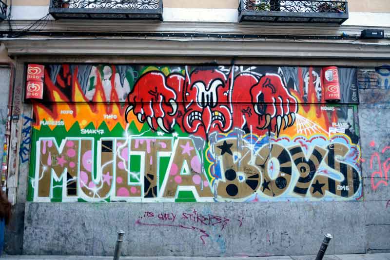 arte urbano de Malasaña