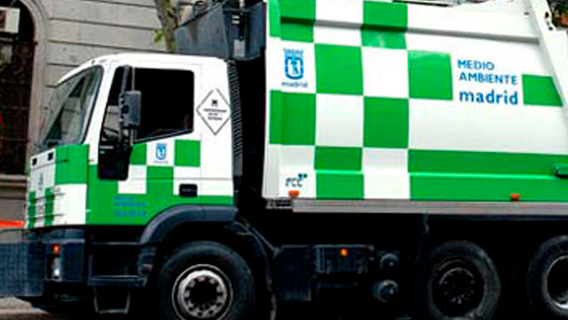 camión recolector de basura