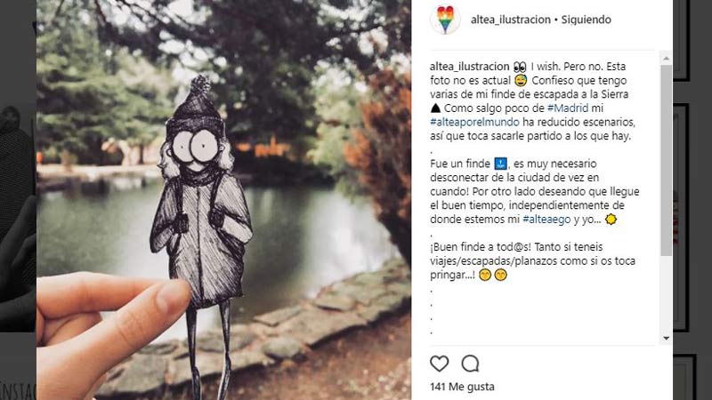 Imagen del instagram de altea_ilustración