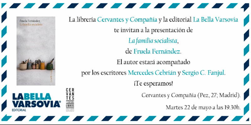 cartel del evento de la familia socialista