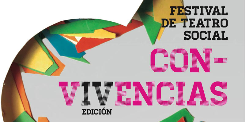 festival con-vivencias Cartel del festival de teatro.