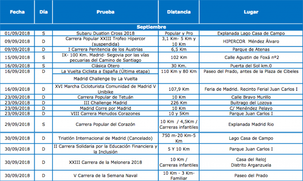 calendario septiembre