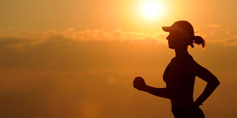 Mujer corriendo