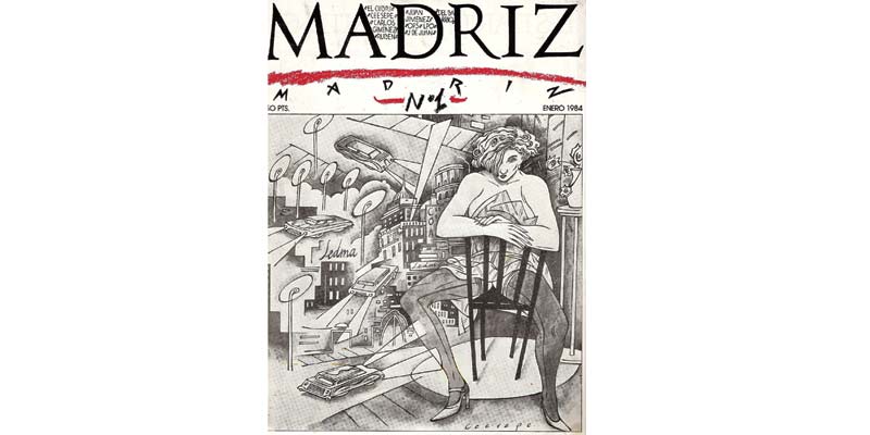 Portada de la revista Madriz hecha por Ceesepe