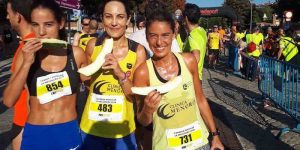 corredoras participantes de la carrera la melonera