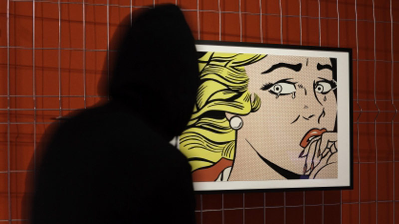 Póster mujer llorando de Roy Lichtenstein