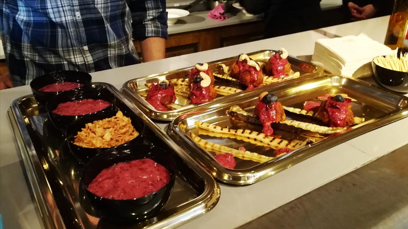 Una de las tapas de 'Cervecívoros'