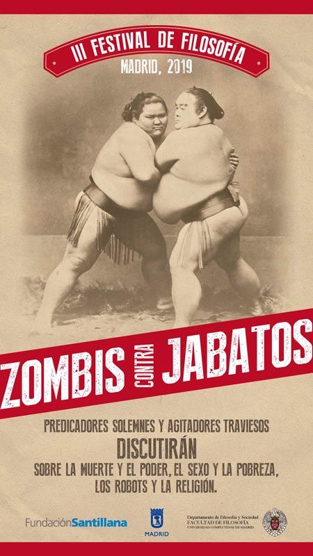 Cartel de la 3ª Edición del Festival de Filosofía en Madrid