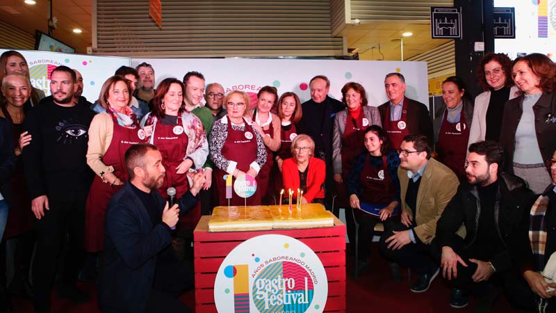 Inauguración del décimo aniversario del Gastrofestival con Manuela Carmena