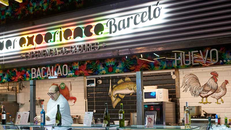 Interior del Mercado de Barceló