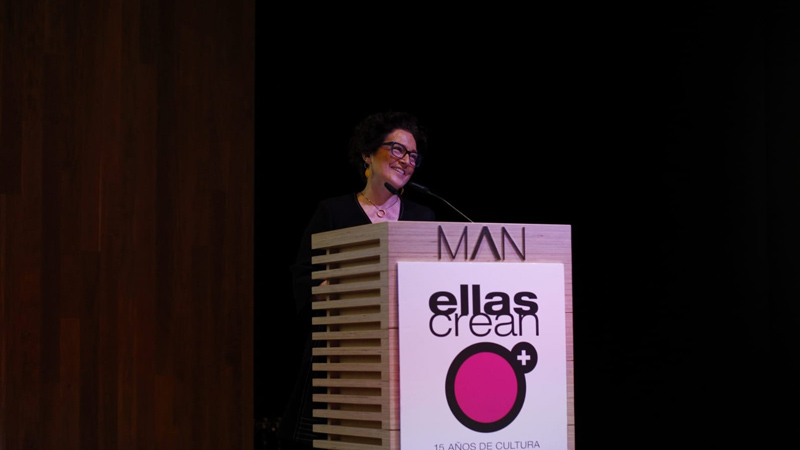 Concha Hernández en la presentación de la 15 Edición de Ellas Crean