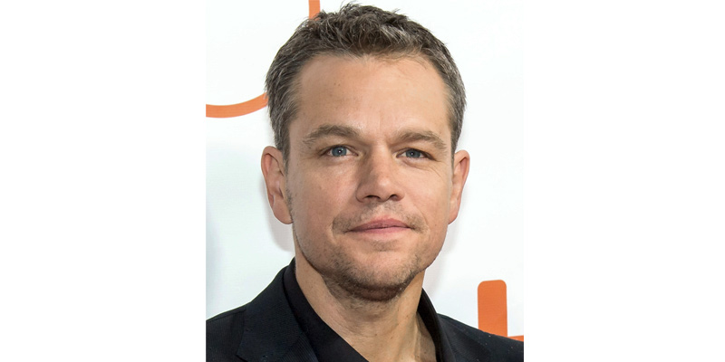 Matt Damon posando