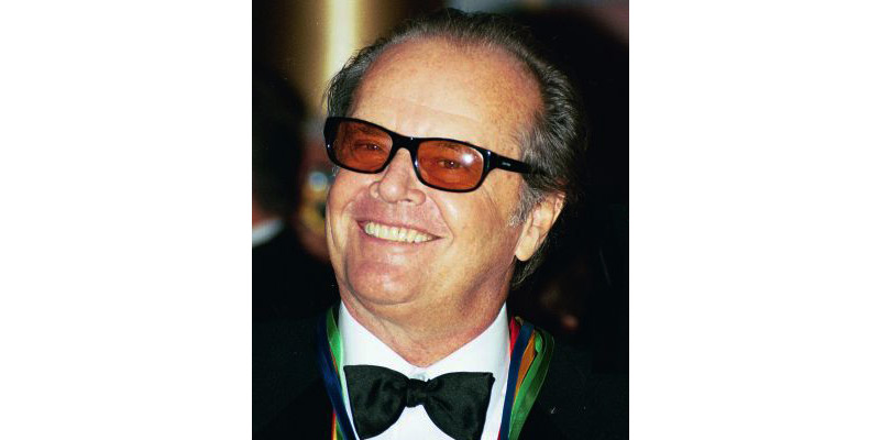 Jack Nicholson sonriendo