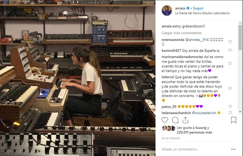 Instagram de Amaia Romero