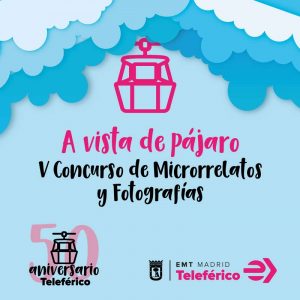 Cartel del concurso de microrrelato y fotografía A VISTA DE PÁJARO