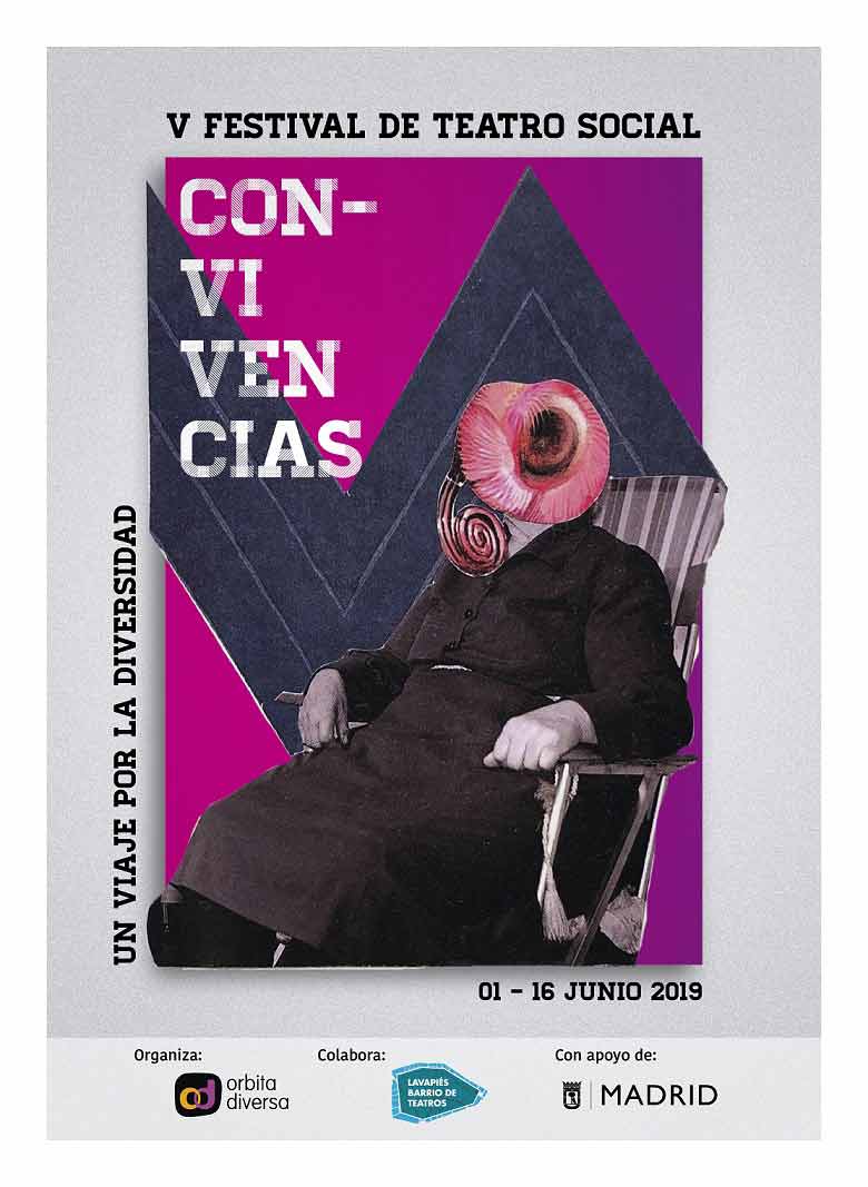 Cartel de la V edición del Festival Teatro Social de Con-vivencias