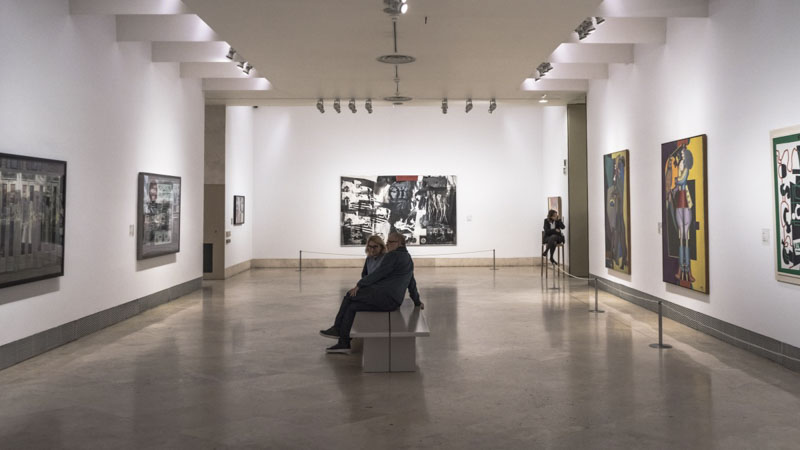 Sala de un museo de Madrid
