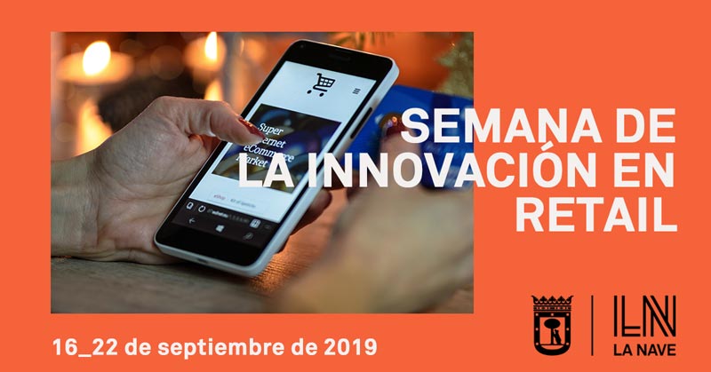 Cartel promocional semana de la innovacion en retail