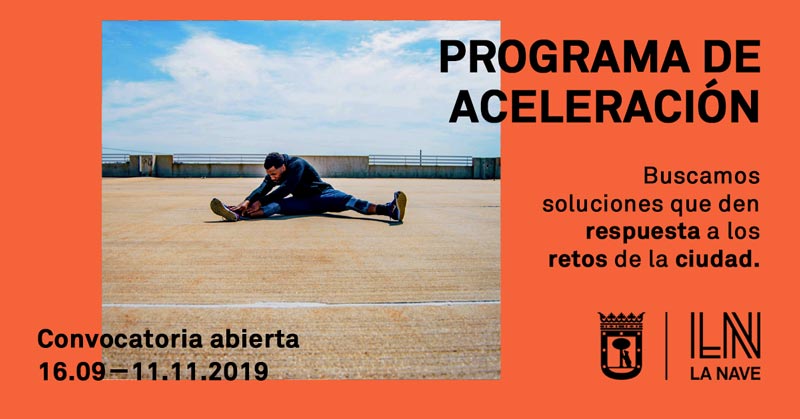 cartel promocional del programa de aceleración