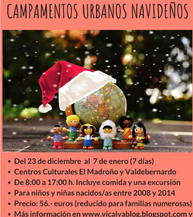 Campamentos urbanos navideños en Madrid