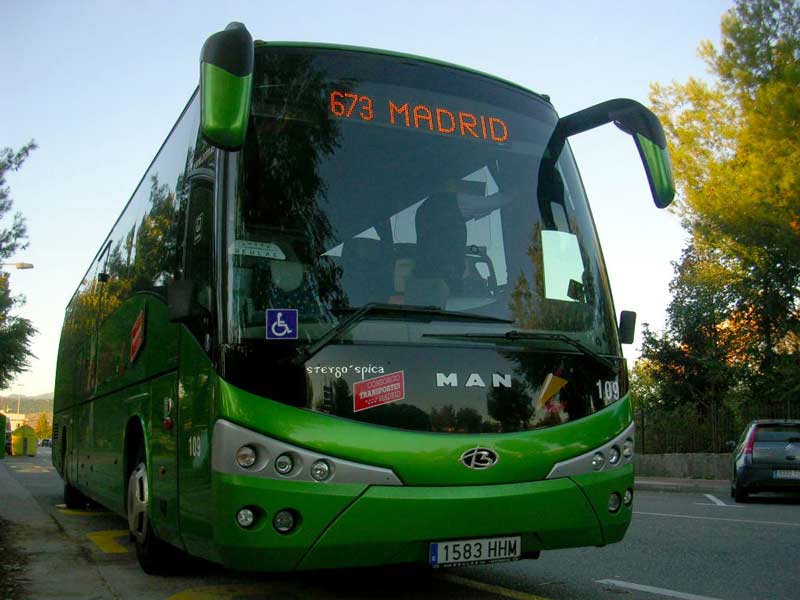 Autobús verde de Madrid,